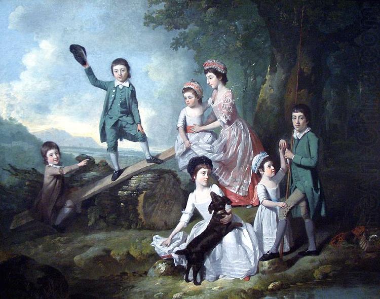 Johann Zoffany The Lavie Children china oil painting image